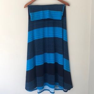 Lularoe Striped Maxi Skirt